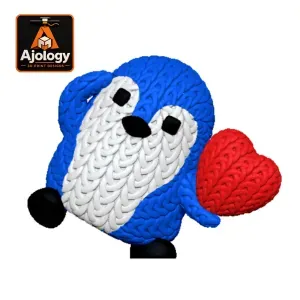 Knitted Cute Penguin – STL & 3MF Files for 3D Printing