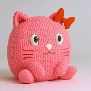 Knitted Kitty Cat - NO AMS - Cute Animals