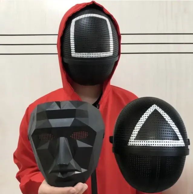 Squid Game Front Man and Soldiers (Full + Folding) Masks — Image 3 of 9