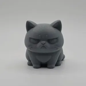 Cute Grumpy Cat Figurine/Keychain