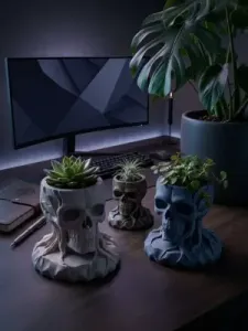 Rootbound Skull Planter