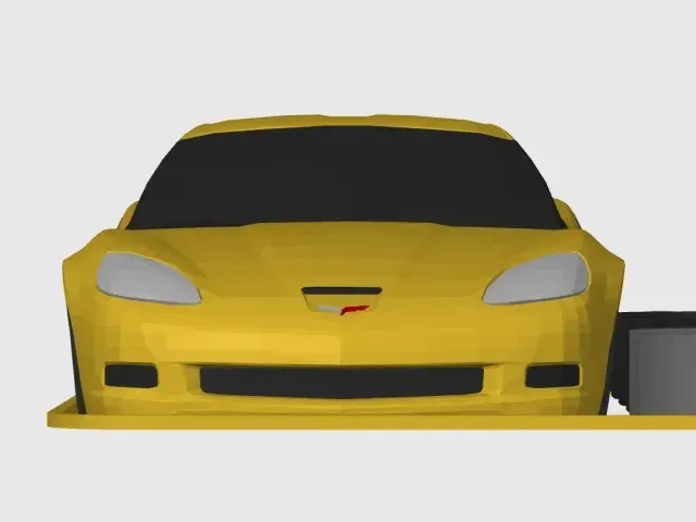 Chevrolet Corvette Z06 (C6) Kit Card (1:24 scale) — Фото 8 из 9