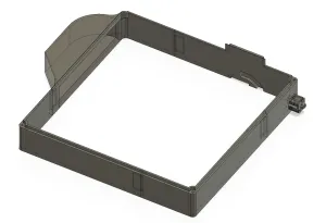 K1C Riser with chain bumper and filament cleaner