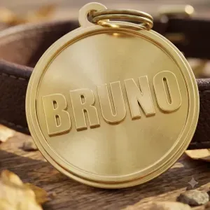 BRUNO DOG ID TAG