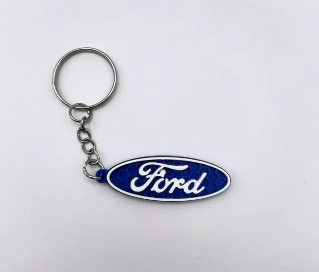 Ford honeycomb logo keychain — Image 2 of 4