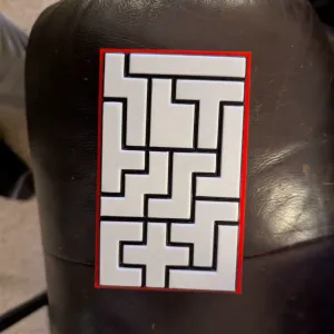 Pentomino Set with Solution Holders