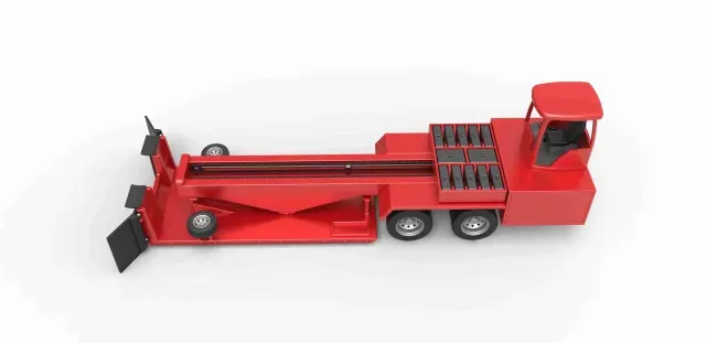 Tractor pulling sled Scale 1:25 — Image 6 of 9