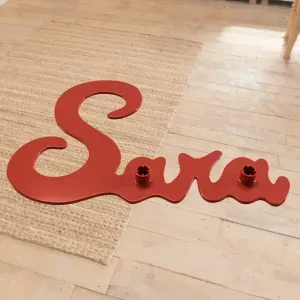 Sara Custom Birthday Candle Holder