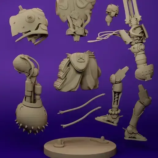 BEBOP | DEADLOCK | 3D PRINTABLE FIGURINE — Фото 5 из 9