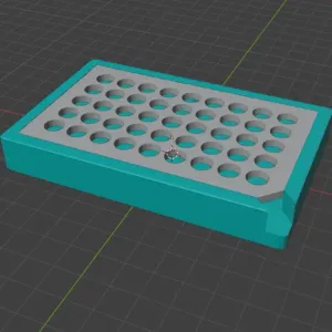 Self-draining sponge holder