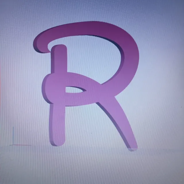 Disney-style letter R for event phrases — Image 2 of 3