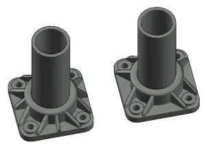 1 Inch - 1" Pipe Mounting Bracket