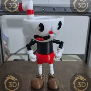Articulated Cuphead Figure No AMS