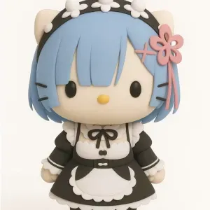 Hello Kitty Rem cosplay
