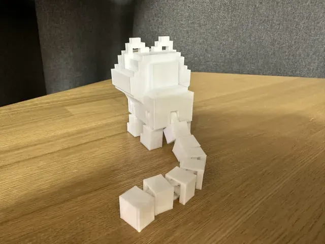 Flexible articulated pixel cat — Фото 5 из 9