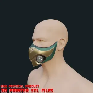 Mizuki Cosplay Mask from Overwatch 2