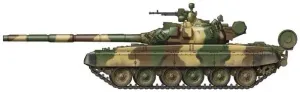 T-80 Tank Russian main battle tank (MBT) Easy For Print