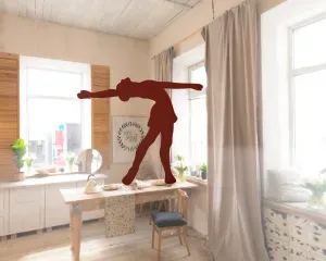 Dancer Cookie Cutter and Extruder, 10 cm Height, Mother's Day