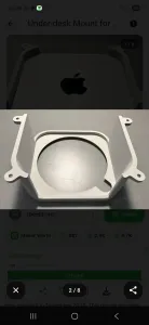 Under-desk Mount for M4 Mac mini