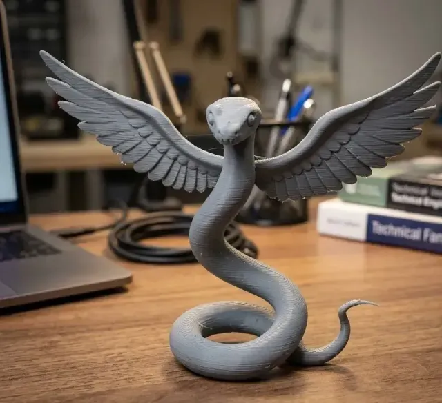 winged snake — Фото 2 из 6
