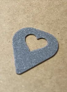 Heart Cutout Guitar Pick