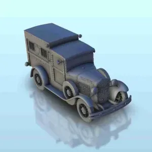 Ford Model 1929 AA - Police version - scenery warhammer mini