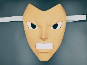 Angry Anime Face Mask | Cosplay Mask