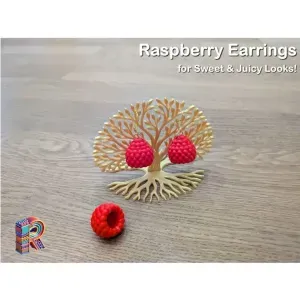 🍓 Raspberry Earrings for Sweet & Juicy Looks!
