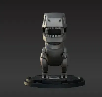 🦖 RexBot – Chibi Mecha T-Rex — Image 9 of 9