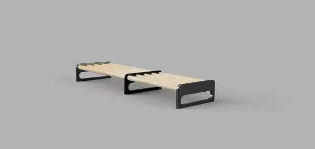Modular monitor stand desk shelf 3D printed desk organizer — Фото 3 из 9
