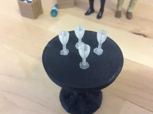 Champagne Glass (1:18 scale)