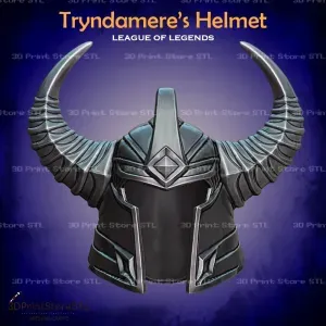 Tryndamere Helmet Cosplay League of Legends - STL File