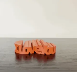 Heart Text Flips - "I Love You" — Image 7 of 9