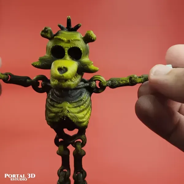 Foxy skeleton / PRINT-IN-PLACE WITHOUT SUPPORT — Фото 3 из 5