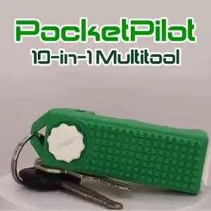 PocketPilot 10-in-1 Ice Scraper Everyday Carry Multitool