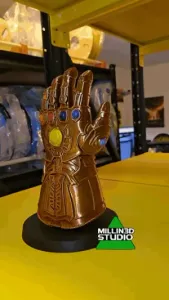 Marvel Avengers Thanos Infinity Gauntlet Powerstone w Stand