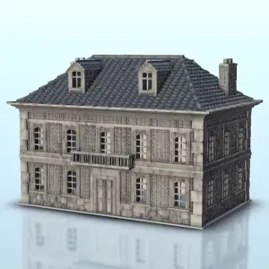 Building 15 - terrain WW2 scenery modern miniatures diaroma