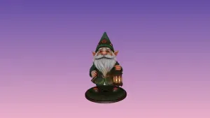4591 Fairy Tale Gnome – Color Full-Body Figurine STL DND