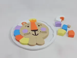 Educational Toy - Lion Puzzle Building Block Toy