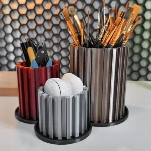 Spinning Gears Desktop Organizer