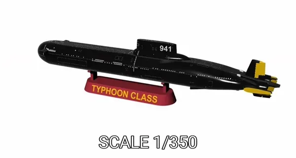 Typhoon Class Akula 941 Submarine 1/350 High Quality Акула