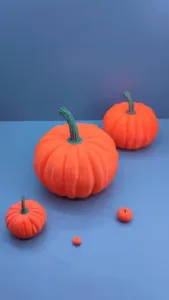 Hidden Turn-Down Spider Pumpkin Prank Fun Halloween Trap Toy