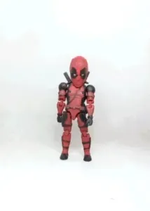 Flexible Deadpool (Print in Place, No Supports)