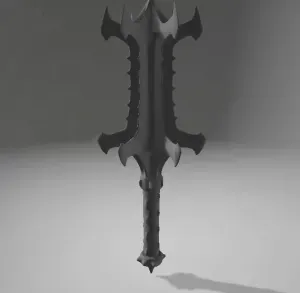 Doom Dark Ages Titan Sword Mace Fake Prop Cosplay