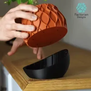 Plant Pot "Bellcrest" | Fused Planter STL to 3D Print