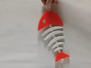 Fishbone Toy Pendant / OrnamentDesign Concept This model is