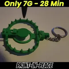 Mini Bear Trap – Print-in-Place 3D Printable Mechanical Trap