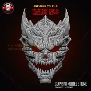 Kaiju No 8 Mask Movable Jaw - Monster 8 Hibino Kafka Cosplay