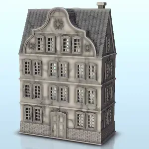 Baroque Building 8 - Terrain WW2 Scenery Modern Miniatures