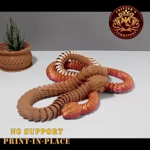 Articulated Spiky Viper Snake